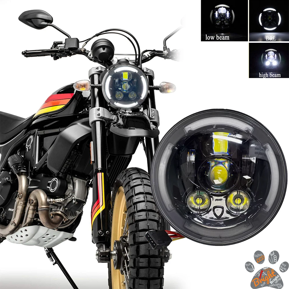 Motorcycle Headlight Assemblies for Ducati Scrambler for sale | eBay