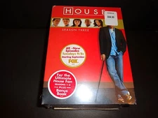 HOUSE MD-Seasons 1-3 w/Bonus Book THE STRANGE CASE OF THE WALKING CORPSE-DVDs