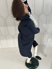 Byers Choice Ltd Caroler Mr Fezziwig Dancing Blue Coat Black Pant 2000 13” — photo 4