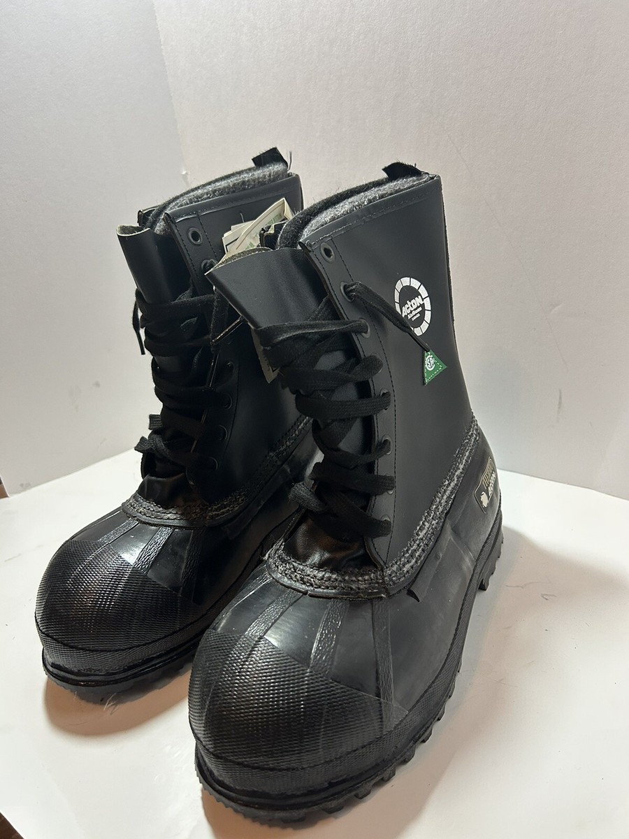 Insulated Cold Weather Boot Canada Acton AirBoss Natural Rubber Oak II Men Sz 4 Insulated Cold Weather Boot Canada Acton AirBoss Natural  main image 2