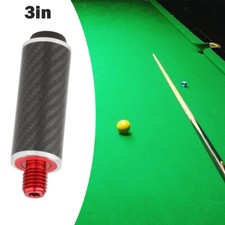 Billiards Pool Cue Extension Cue Extender Enthusiast Player 3IN Cue End Extender