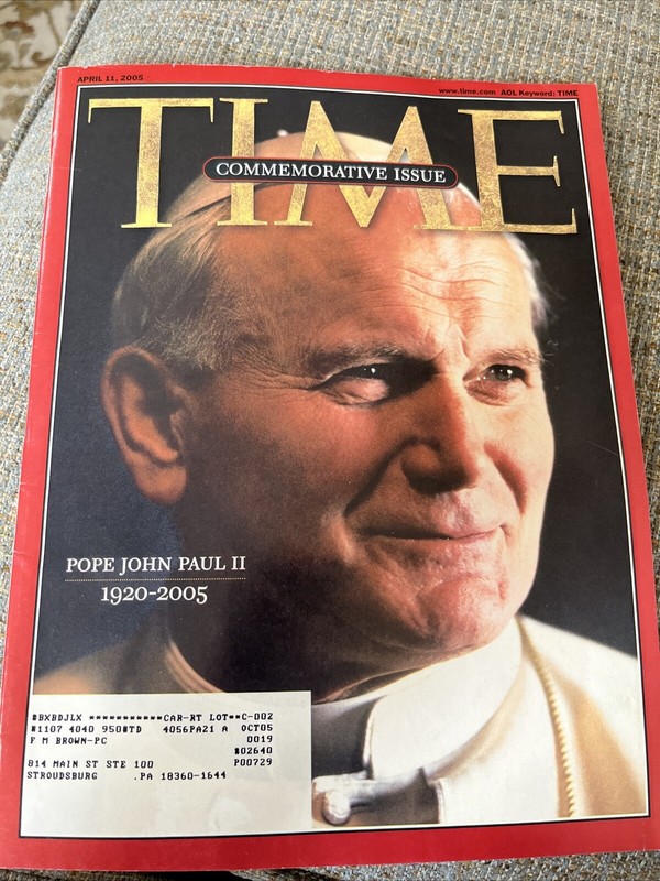 Time Magazine April 11, 2005 Pope John Paul II 1920-2005 Commemorative Issue