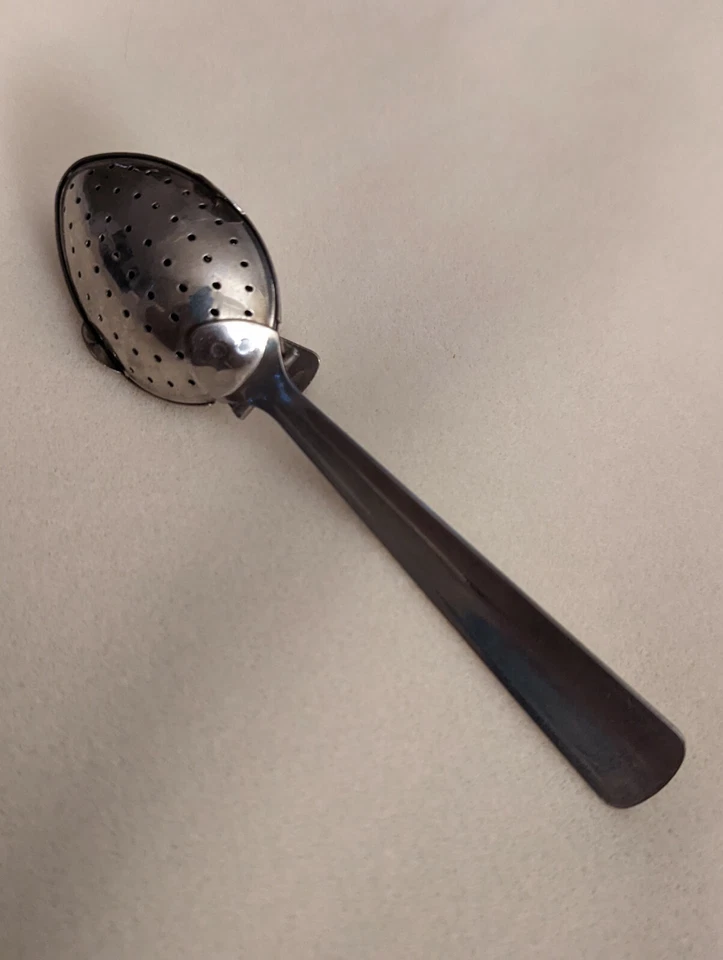 1 cuchara infusora de té de acero inoxidable - 6 pulgadas Foto 2 de 4