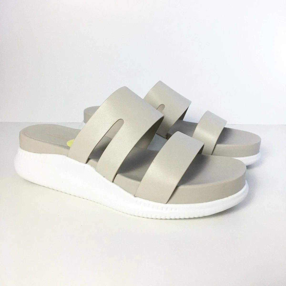 Zerøgrand slotted online slide sandal