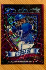 2021 Panini Chronicles Crusade Purple Velocity Vladimir Guerrero Jr Blue Jays #4