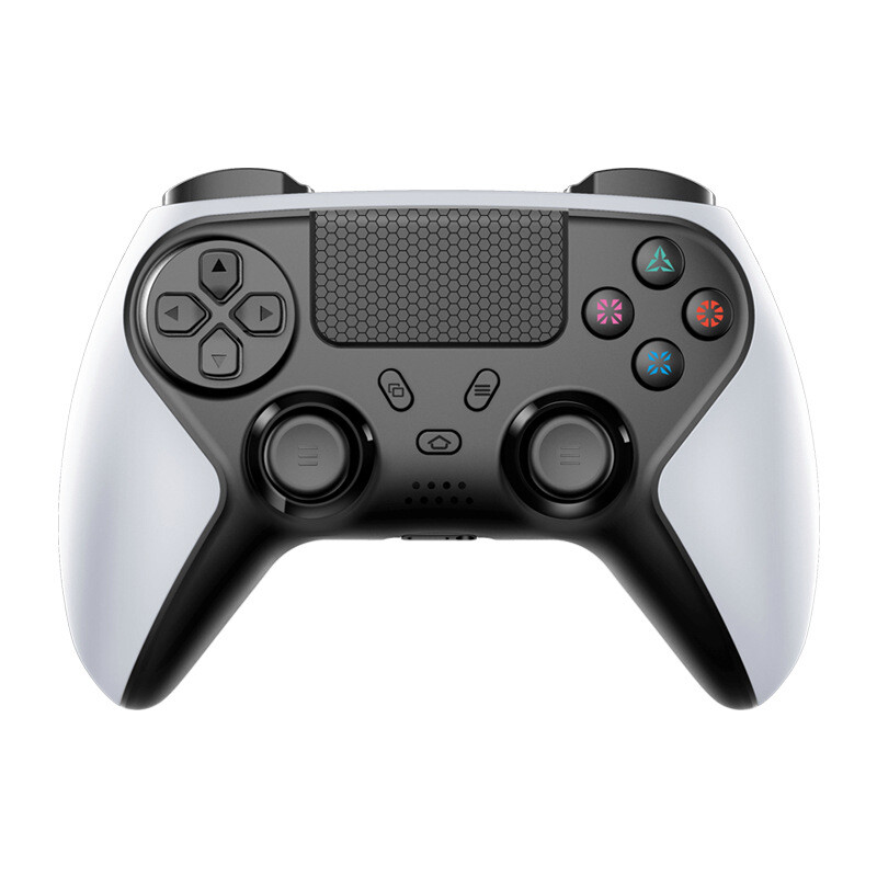Bluetooth gamepad for PS4，RGB/ Turbo 6 Axis Gyro，With capacitive touchpad