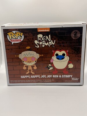 Funko Pop! HAPPY, HAPPY, JOY, JOY, REN & STIMPY 2-PK Comic Con