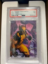 2016 Marvel Masterpieces 165/199 EPIC PURPLE  FOIL Wolverine #89 PSA7 / Pop 1 🔥
