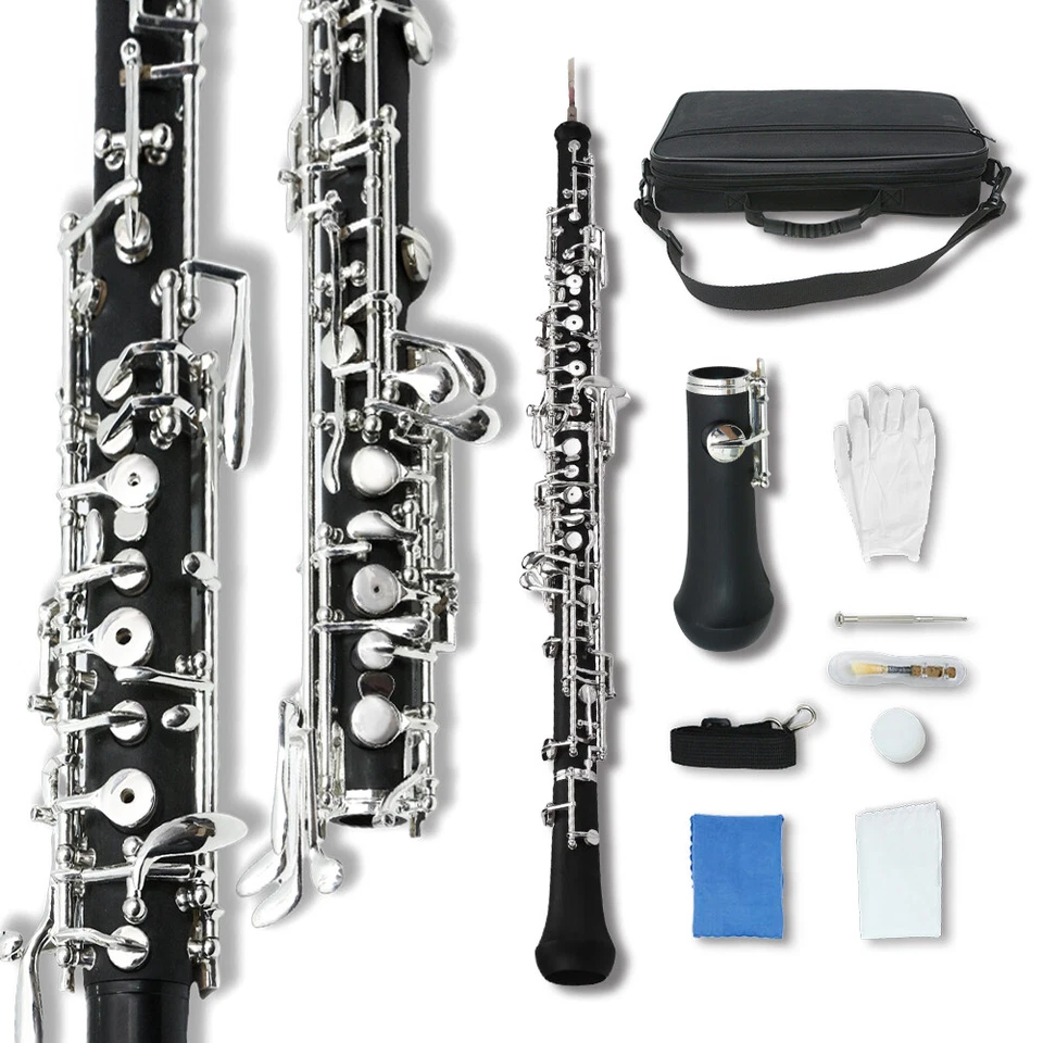Oboe semiautomático C Key Advance bonito cuerpo de ebonita tercera octava izquierda resonancia F Foto 2 de 4