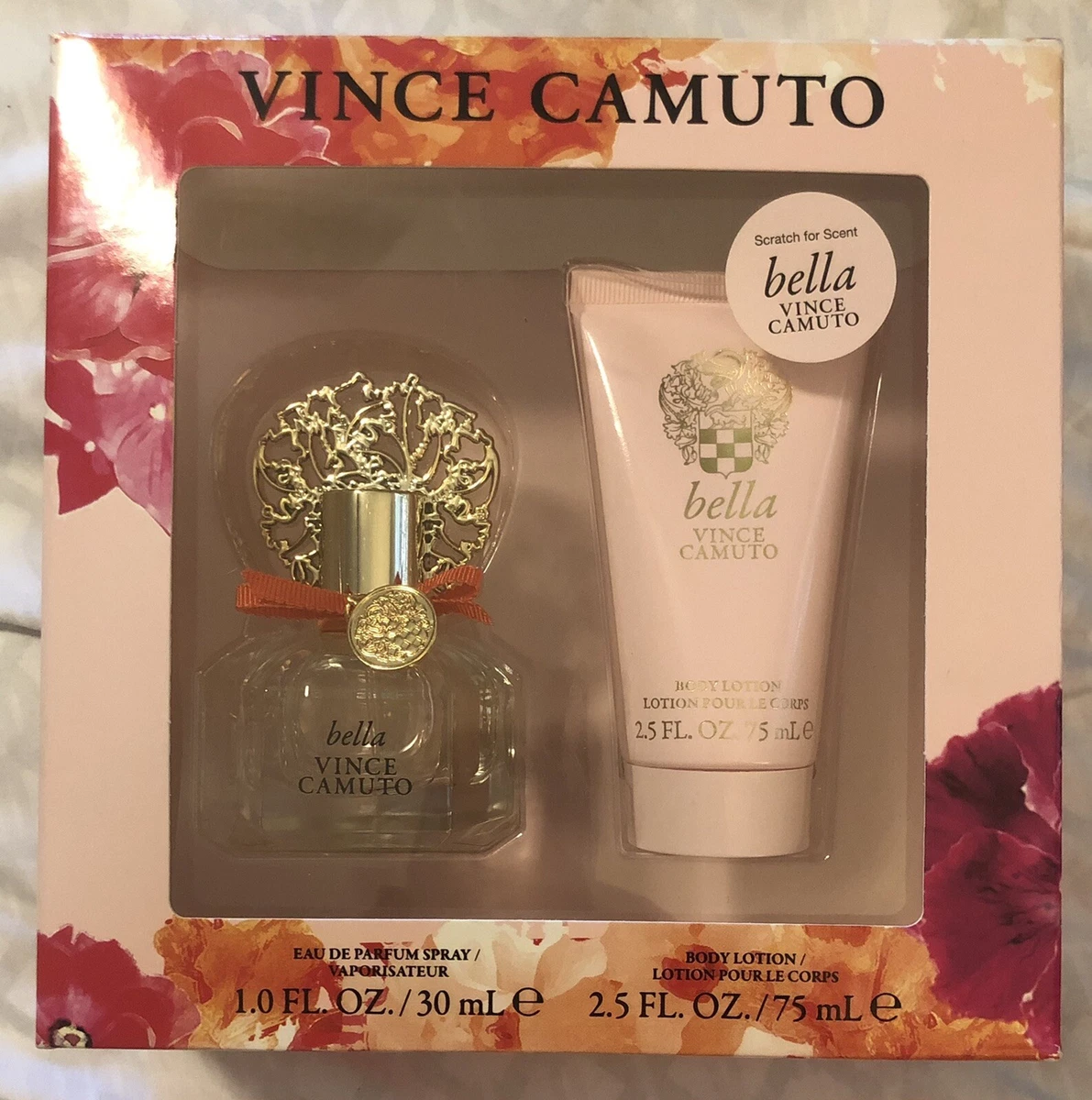 NEW Sealed Vince Camuto Bella 2-Piece Gift Set eau de Parfum & Body Lotion