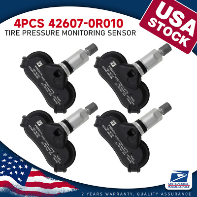 42607-0R010 New Tire Pressure Monitor Sensor (4) TPMS For Toyota Highlander RAV4