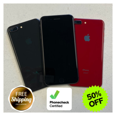 Apple iPhone 8 Plus 64GB Mint - Unlocked, Red & Gold - Verizon, AT&T, T-Mobile
