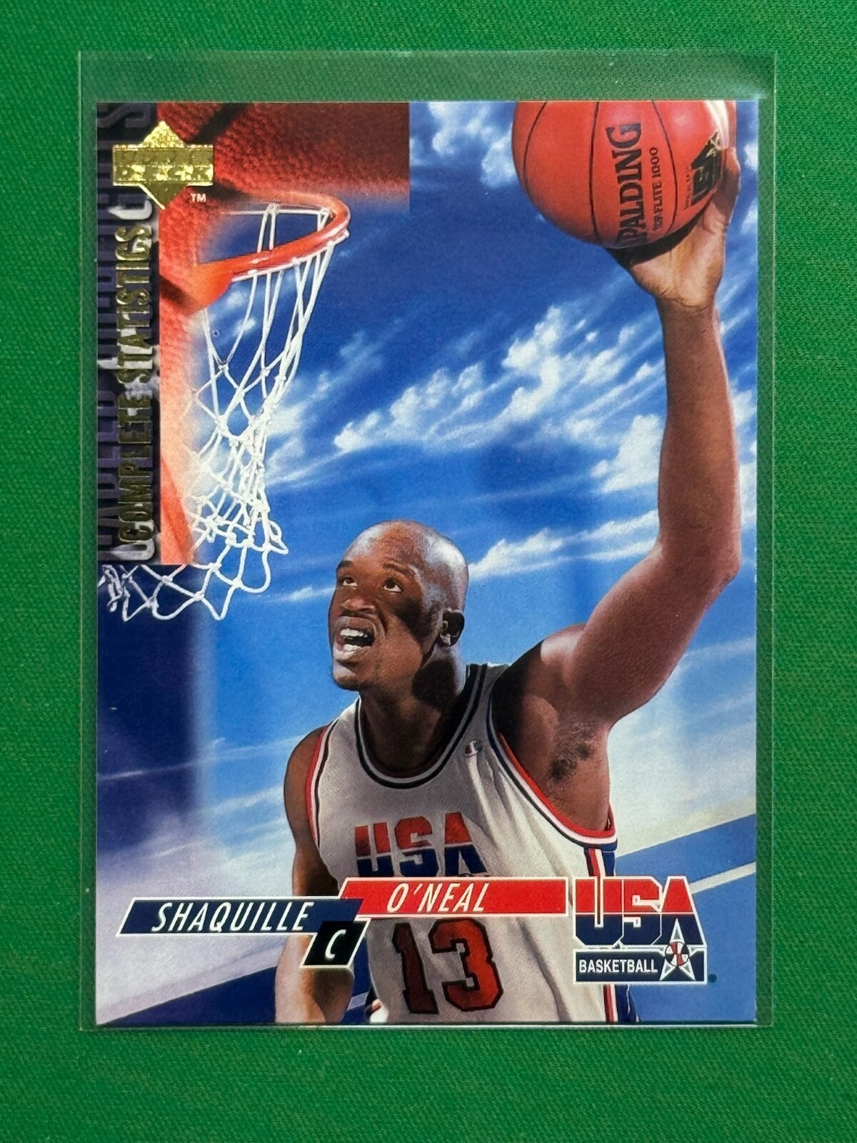 1994-95 Upper Deck USA Basketball Complete Statistics #54 Shaquille O'Neal