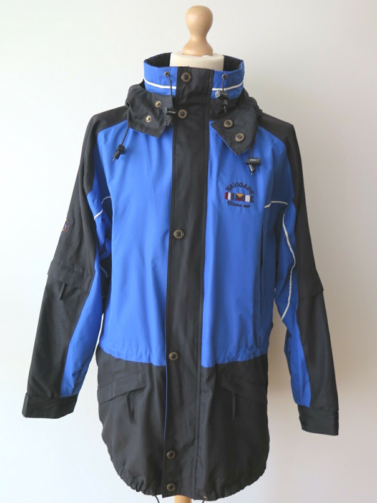 ALTRA NAVIGARE Henry Bjordal Norvegia giacca impermeabile da esterno con cappuccio taglia M L nuova di zecca