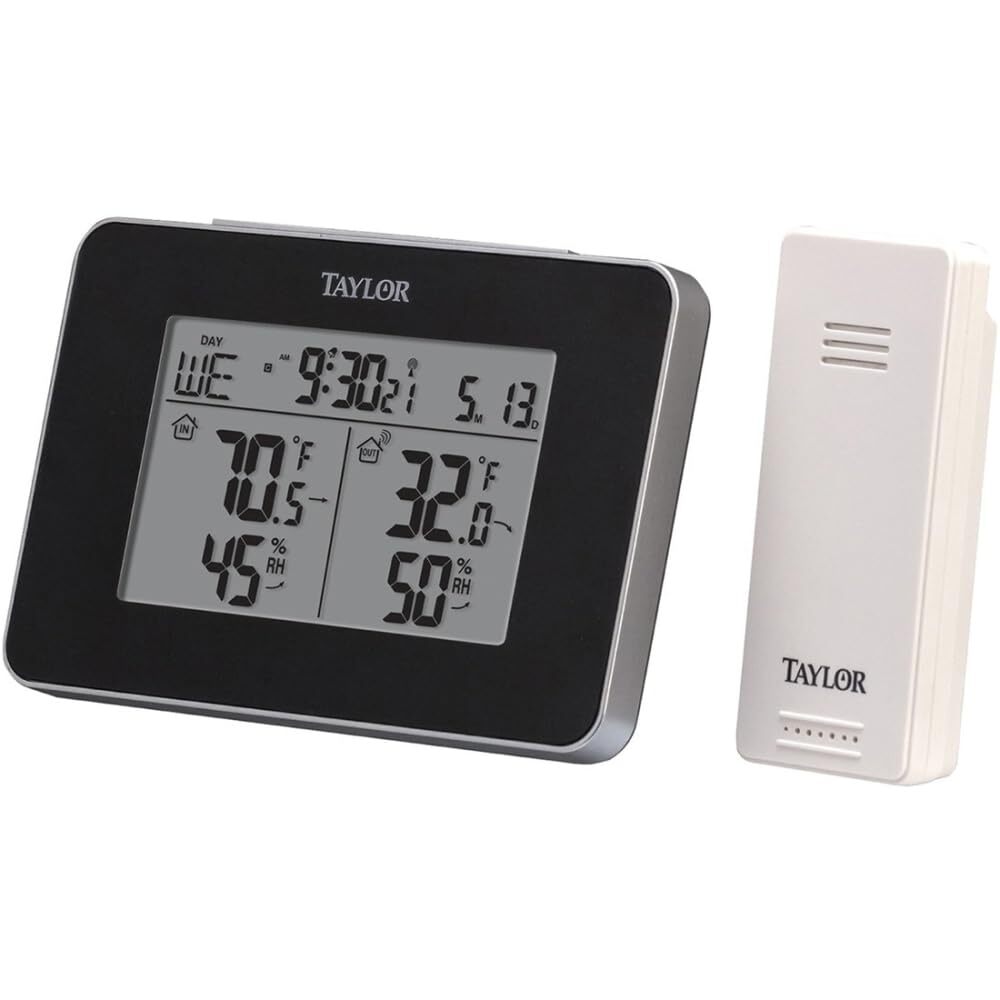 Wireless Digital Indoor Outdoor Thermometer and Hygrometer, Weather Station, ...