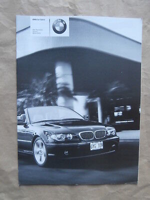 BMW 318ci 320ci 325ci 330ci E46 Cabrio Preisliste 3//2004  Brochure Catalogue