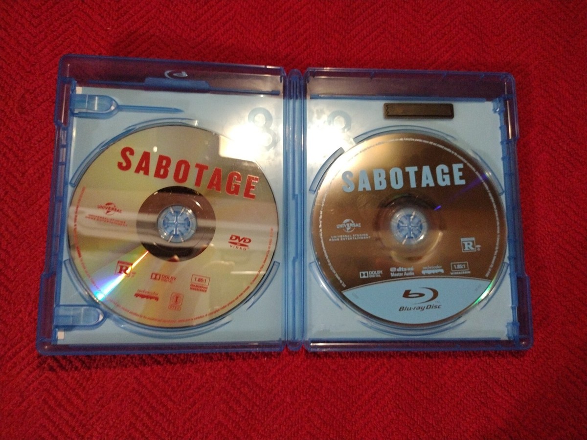 Sabotage (Blu-ray/DVD, 2014, 2-Disc Set) | eBay