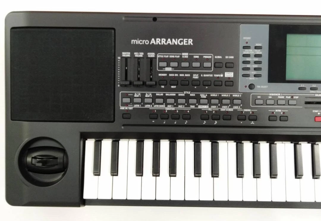 Used] KORG microARRANGER 61-key Synthesizer Keyboard F/S DHL/FedEx
