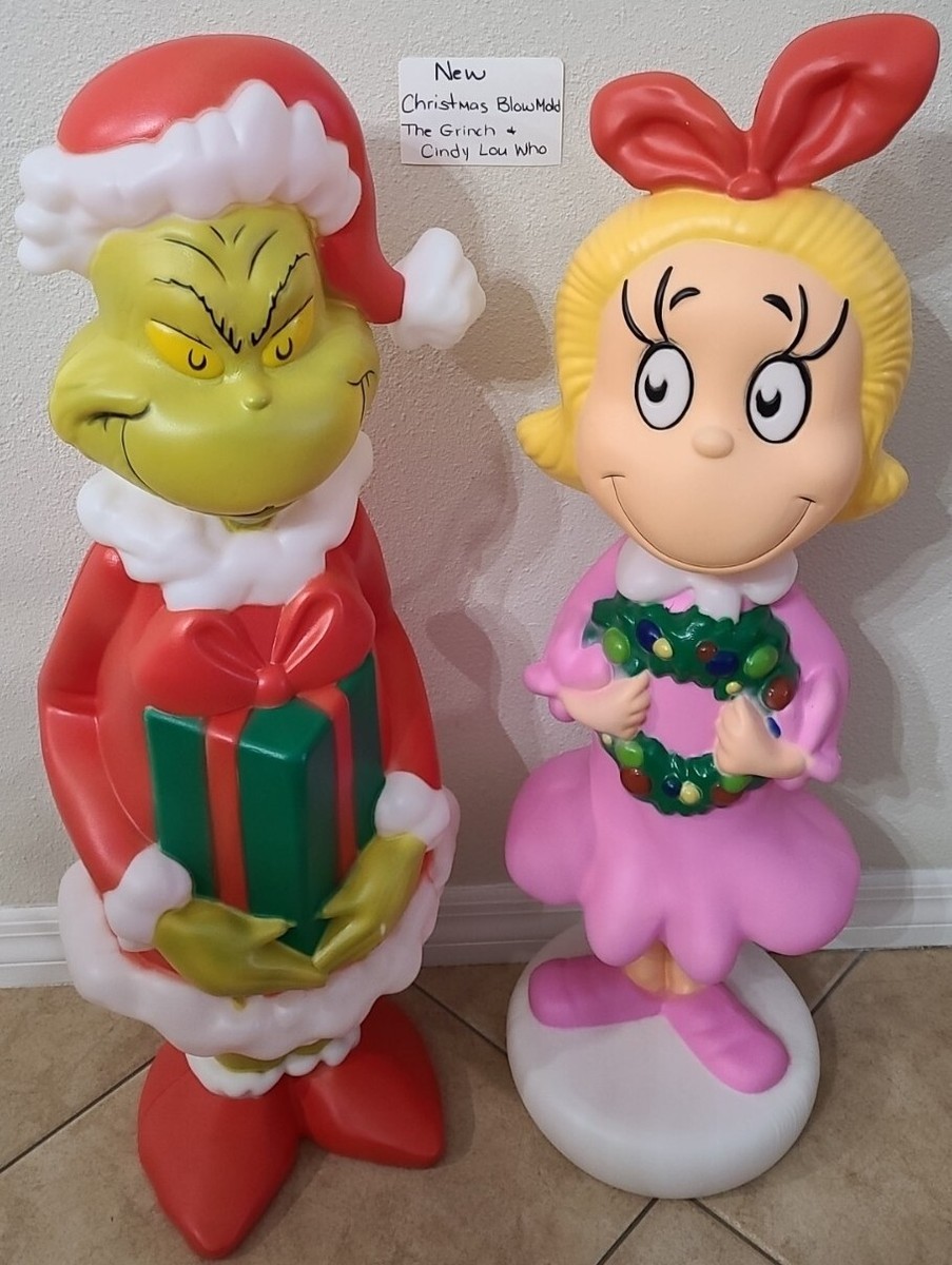 The Grinch Cindy Lou Who Grinch Who Stole Christmas Blow Mold