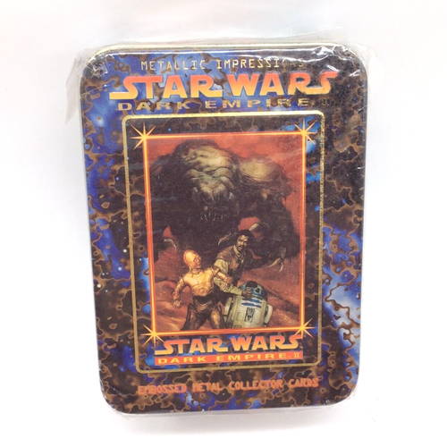 Metallic Impressions STAR WARS DARK EMPIRE II Embossed Metal Collector Cards Tin - Picture 2 of 3