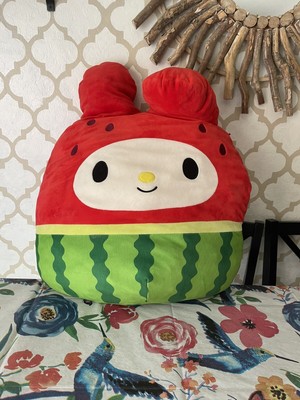 SQUISHMALLOW SANRIO HELLO KITTY MY MELODY WATERMELON 20” | eBay