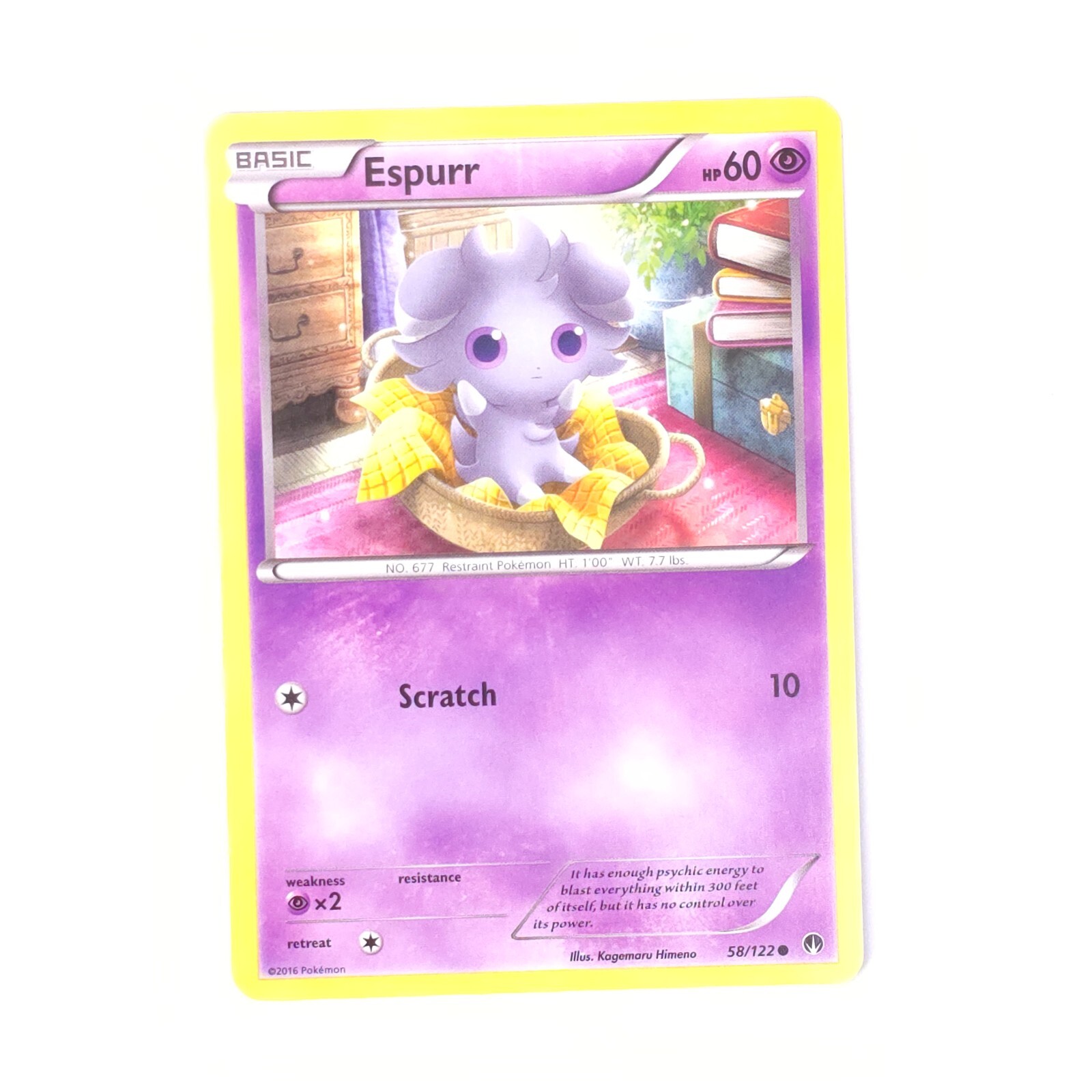 Espurr 58/122 Pokemon XY - BREAKpoint Common NM