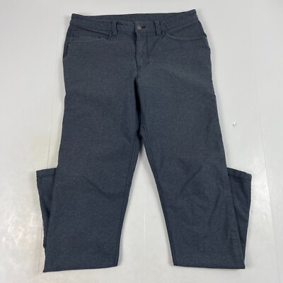 Lululemon Pants Mens 30 x 32 Blue ABC Tech Canvas Chino Golfer Golfing Stretch