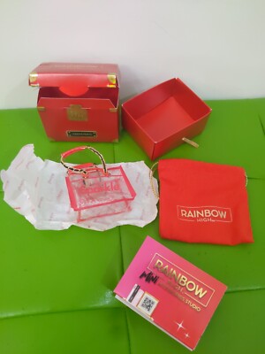 Rainbow High Mini Accessories Studio Ruby Clear Tote Red New