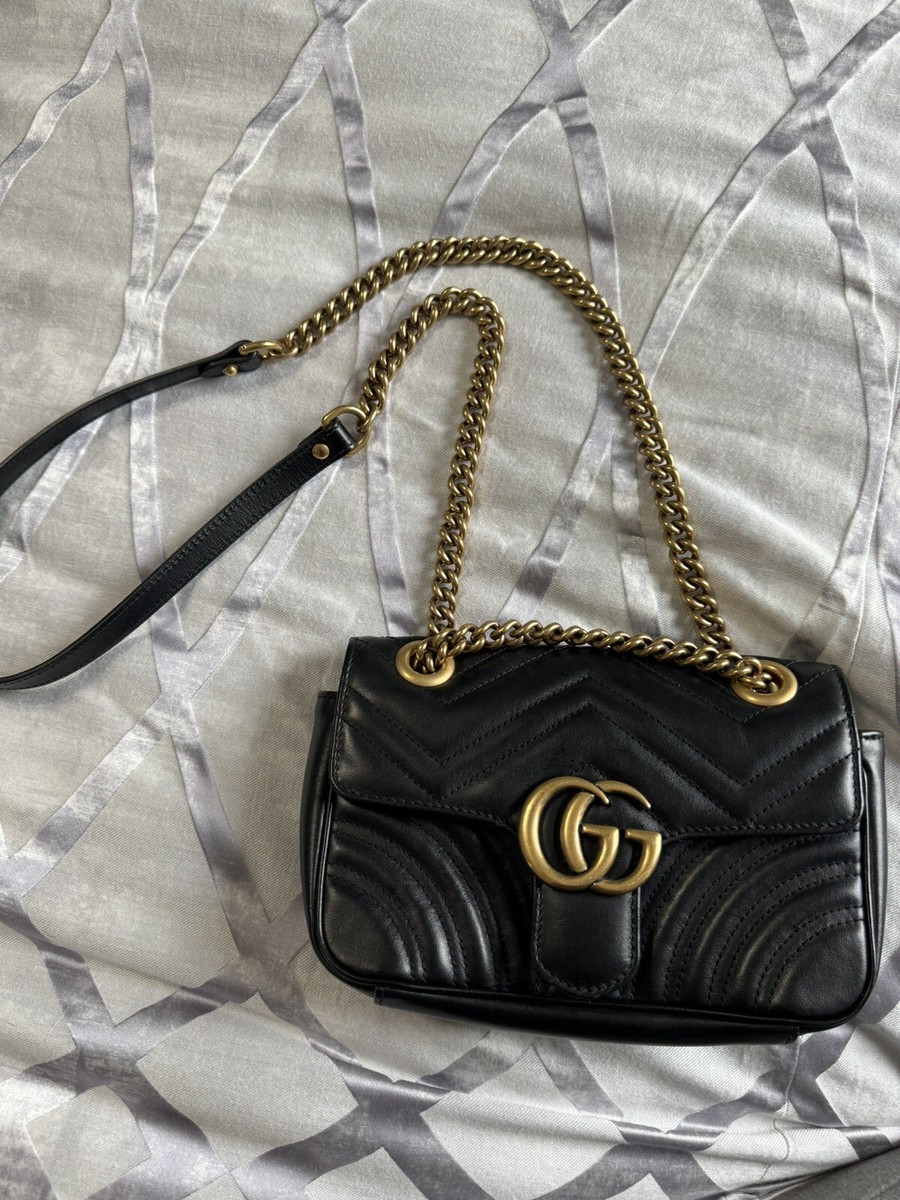 OLD GUCCI】かっちりBox型 ミニショルダーバッグ GG柄 グッチ GUCCI