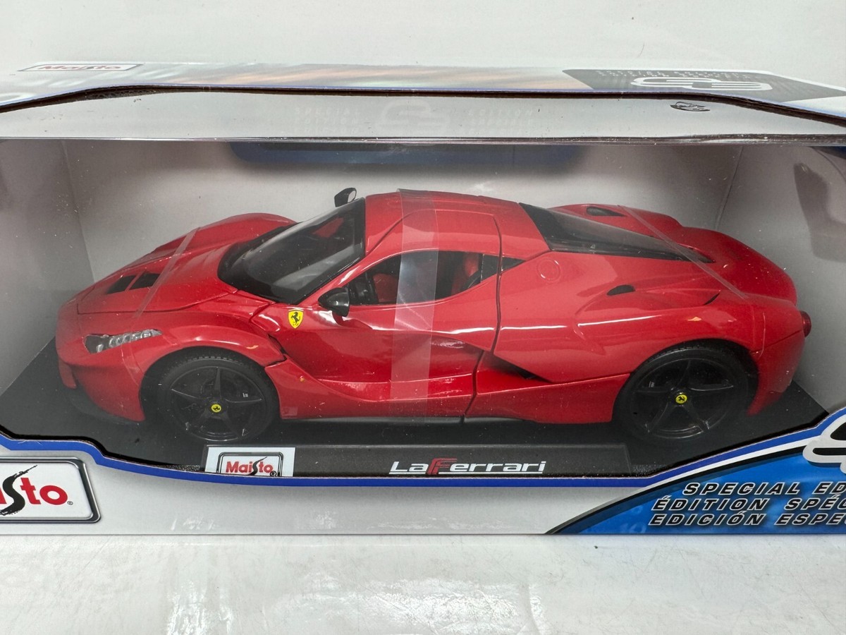 Maisto LaFerrari 赤 1/18スケール Maisto 1 : 18 laferrari red ferrari special edition : Amazon
