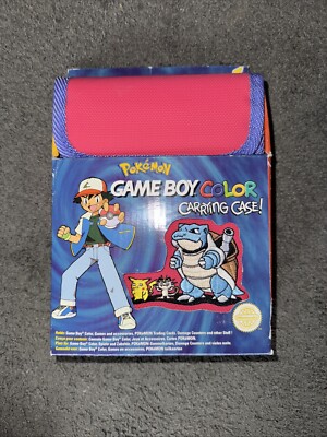 VINTAGE NINTENDO POKEMON GAMEBOY COLOR CARRYING CASE