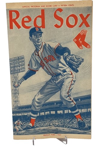 Baseball Program 1960 Boston Red Sox Official Score Card Fenway
