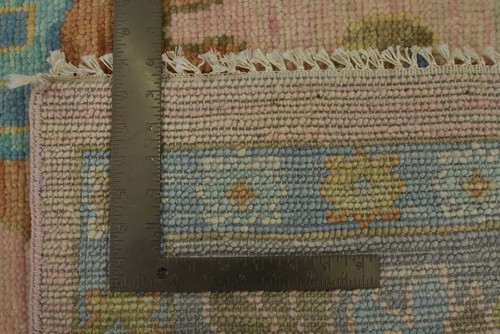 Anatolia Rug 9’2” x 12’1” Pink Wool Modern Hand-Knotted Oriental Carpet - Picture 15 of 15