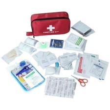 180 PIECE First Aid Kit Bag for Office, Work Place Emergency Set Travel