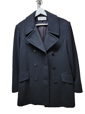 MFH Mens US Pea Coat Blue Size S