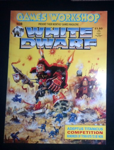 Games Workshop White Dwarf #108 December 1988