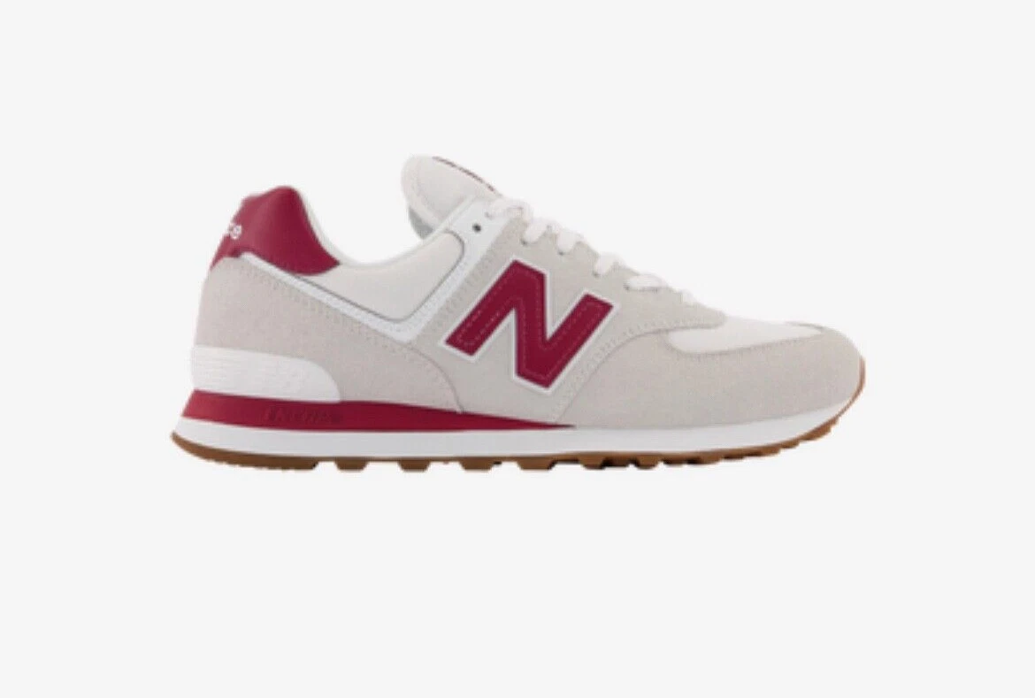 New Balance 574 Red And White