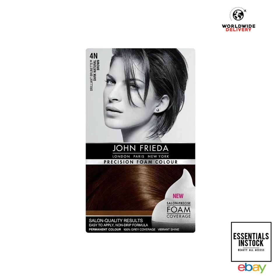 John Frieda Precision Foam Dark Natural Brown 4N - Image 1 of 1