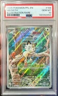 Pokemon Phantasmal Flames Meowth Illustration Rare 106/094 PSA 10 Gem Mint