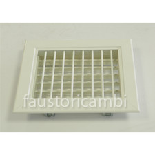 REJILLA DE SUMINISTRO DE AIRE ECOCLIMA EBA 400X150 ALUMINIO RAL 9016 CON REJILLA AJUSTABLE