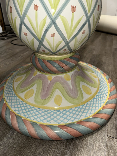 Mackenzie Childs Pedestal Table Aalsmeer 1980s - Bild 6 von 9
