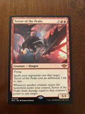 Terror of the Peaks Outlaws of Thunder Junction Regular Card NM Condition #149