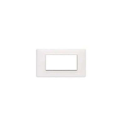 VIMAR PLANA PLATTE 4 MODULE TECHNOPOLYMER WEISS 14654.01