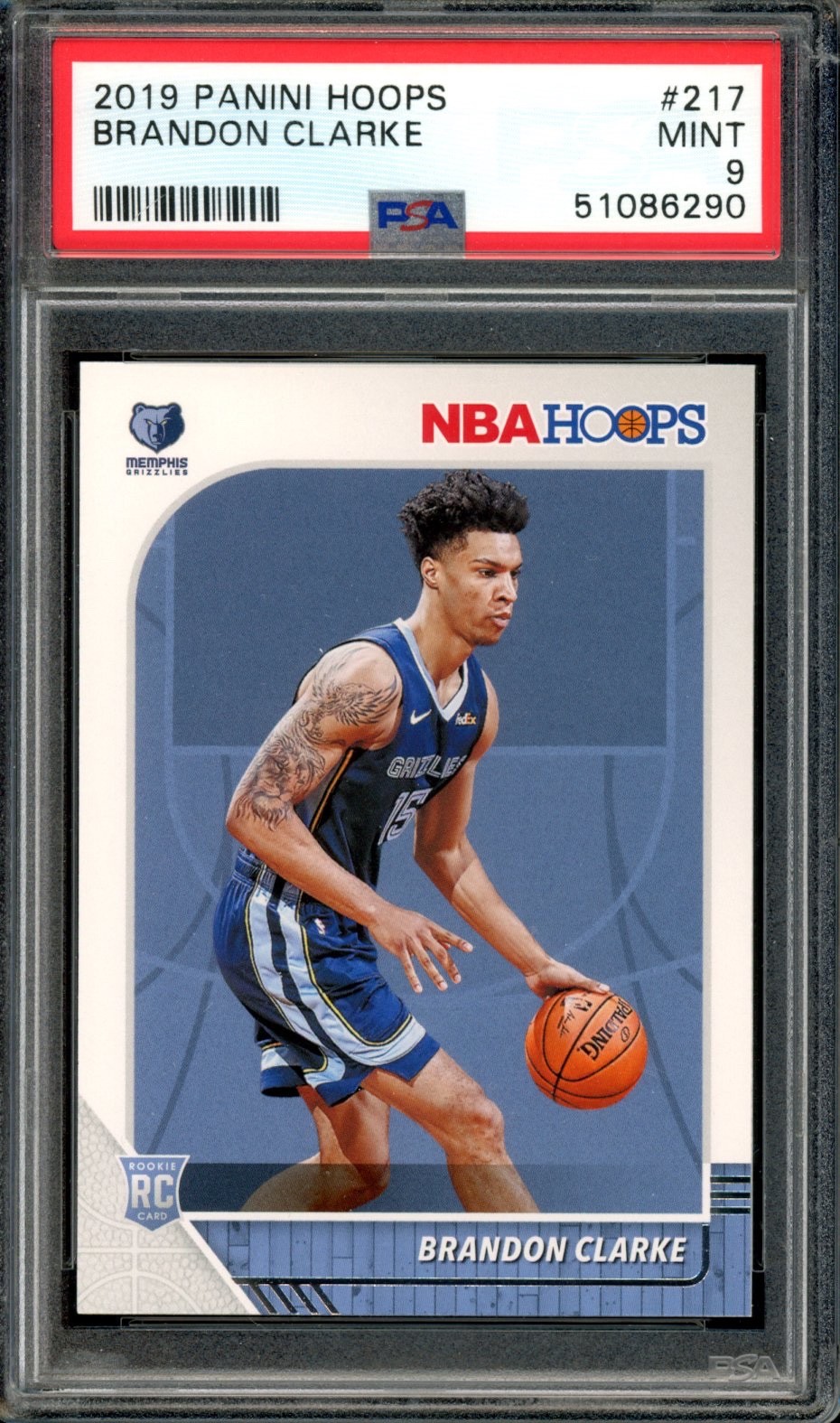 2019 Panini PANINI HOOPS #217 Brandon Clarke front