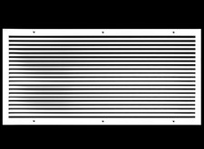 HVAC Premium 38"x14" Aluminum Return Grille - Linear Bar - Easy Airflow
