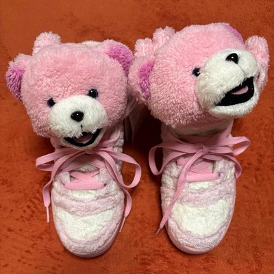 Jeremy Scott x adidas collaboration sneakers Size 5.5 Pink Bear