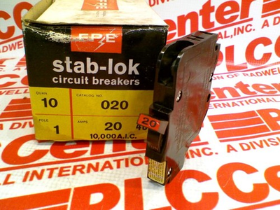 #ad FEDERAL PACIFIC ELECTRIC 020 020 NEW IN BOX $25.03