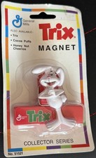 Vintage 1990s Trix Rabbit Magnet Arjon Collector Series #51521 General Mills NOS