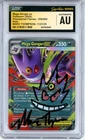 CGC Authentic Signed Marc Thompson Mega Gengar ex 056/094 Phantasmal Flames