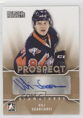 2015-16 Leaf ITG Heroes & Prospects Prospect Vili Saarijarvi #PS-VS1 Auto k4s
